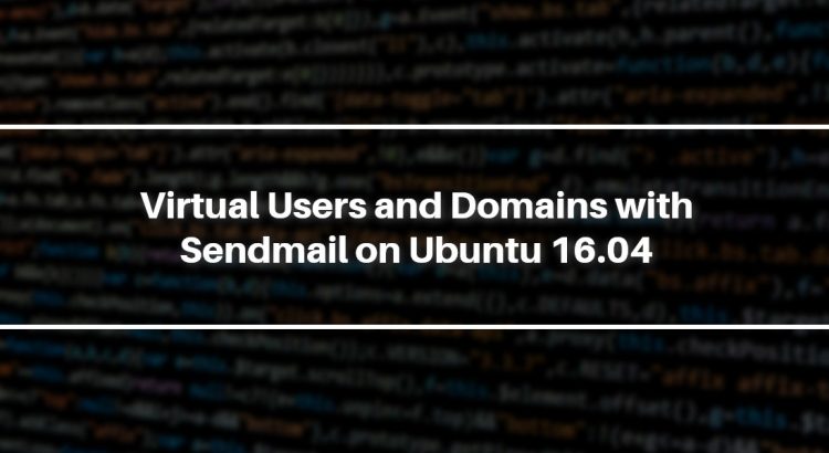 virtual users and domains on sendmail