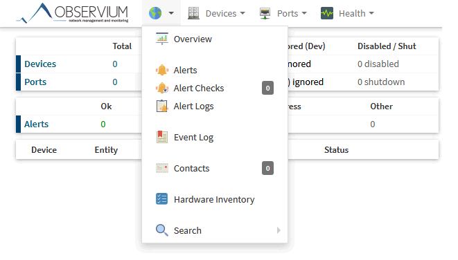 Install and Configure Observium on Debian 9