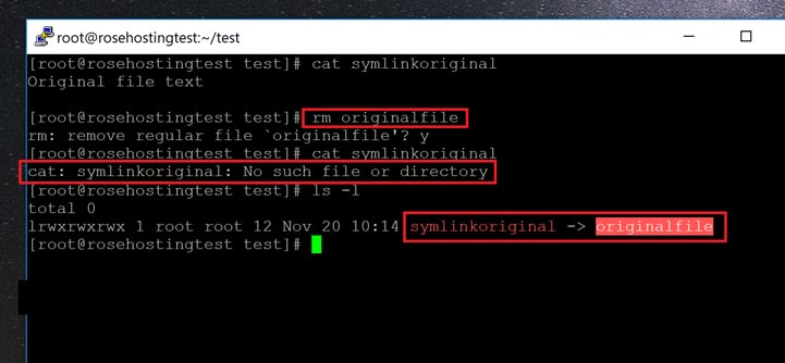 Data Gone if Original File Removed