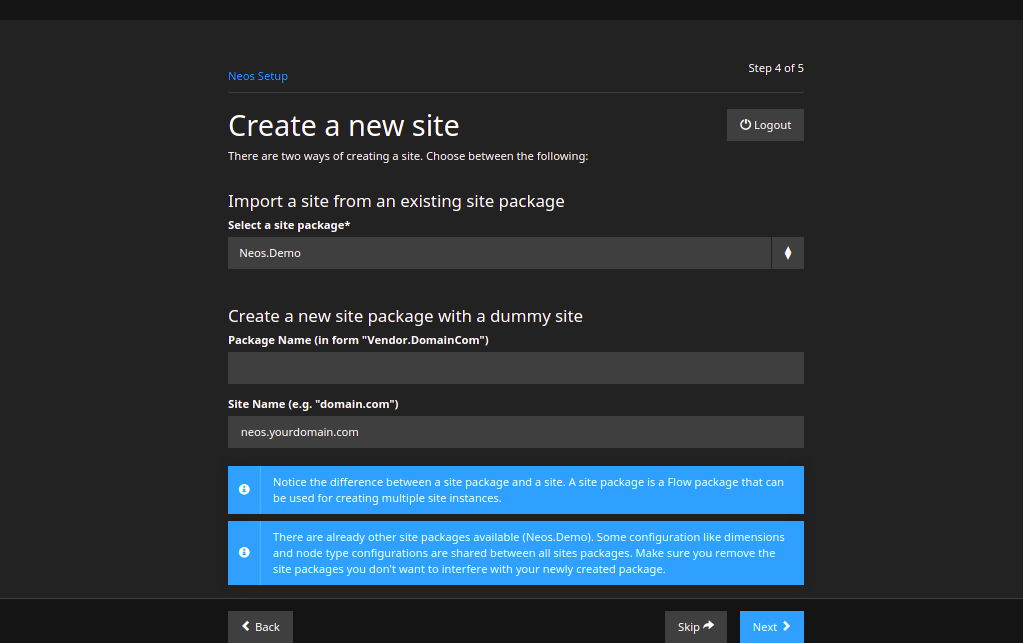 guide on installing neos cms on ubuntu 20.04