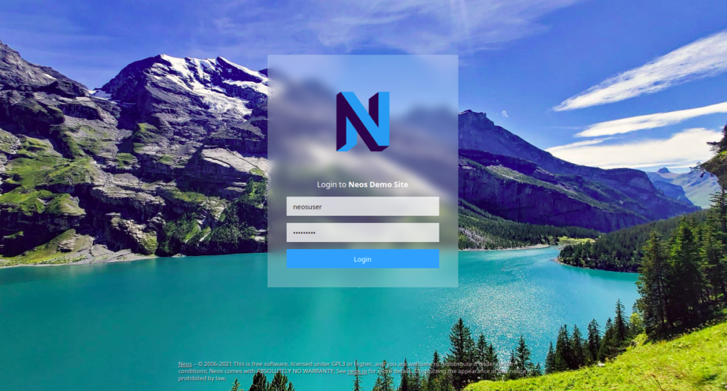 how do you install neos cms on ubuntu 20.04