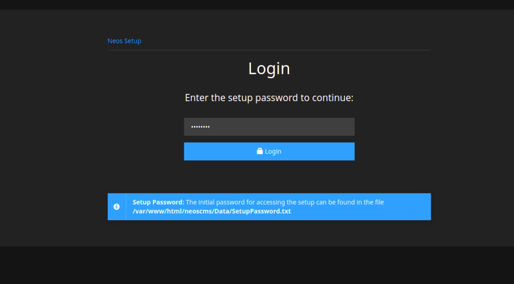 installing neos cms on ubuntu 20.04