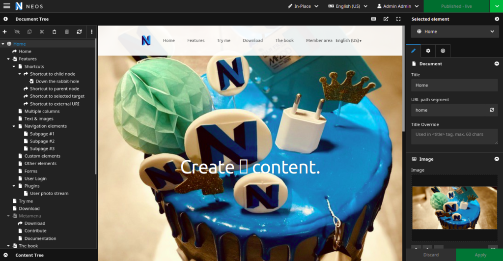 neos cms ubuntu 20.04