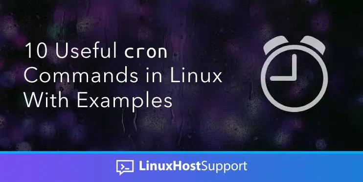 useful cron commands in linux